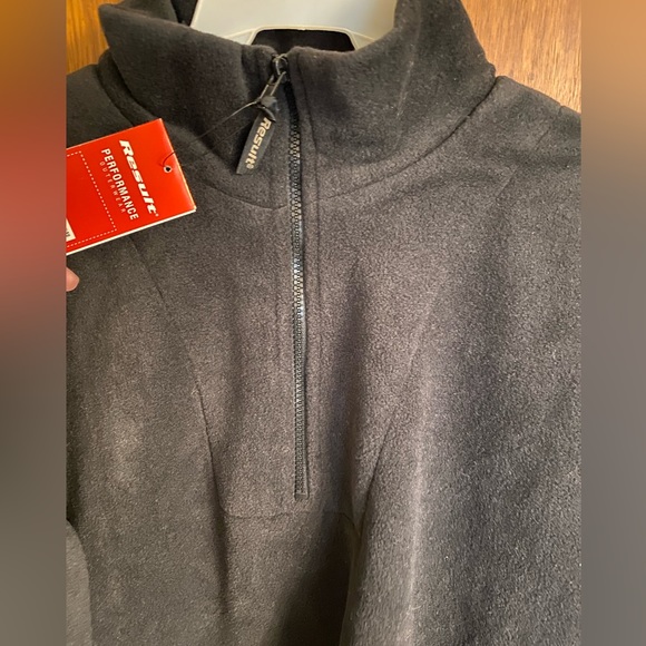 NWT Men’s XL Performance Outerwear by Result, 1/4 zip, color is Black - Picture 4 of 14